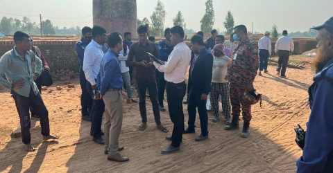 রংপুরে ইটভাটায় অভিযান, সাড়ে ১১ লাখ টাকা জরিমানা