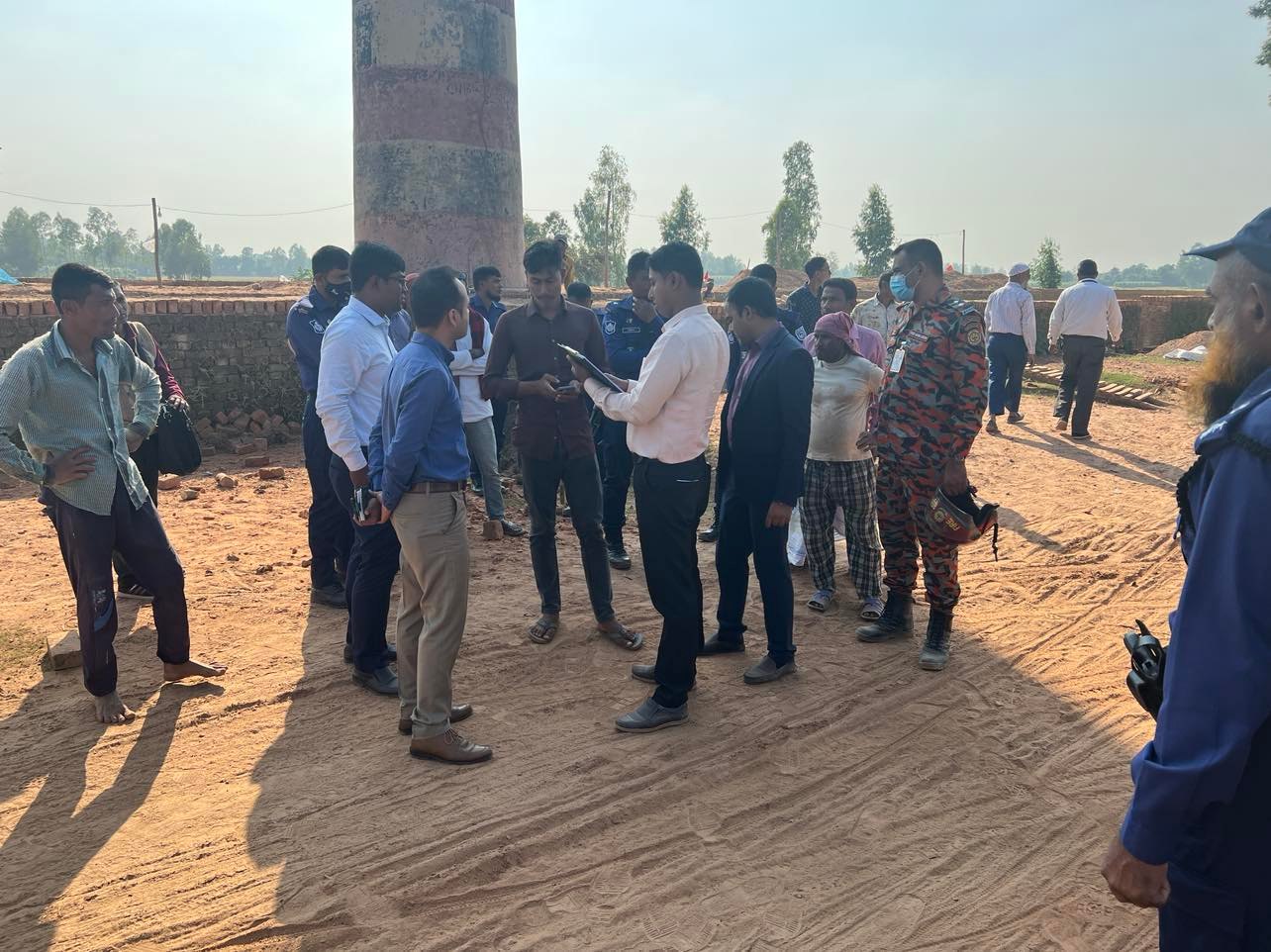 রংপুরে ইটভাটায় অভিযান, সাড়ে ১১ লাখ টাকা জরিমানা