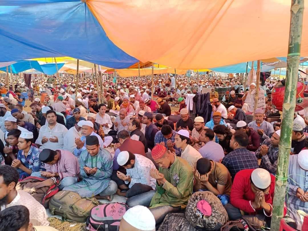 আখেরি মোনাজাতের মধ্যে দিয়ে শেষ হলো রংপুরের ইজতেমা