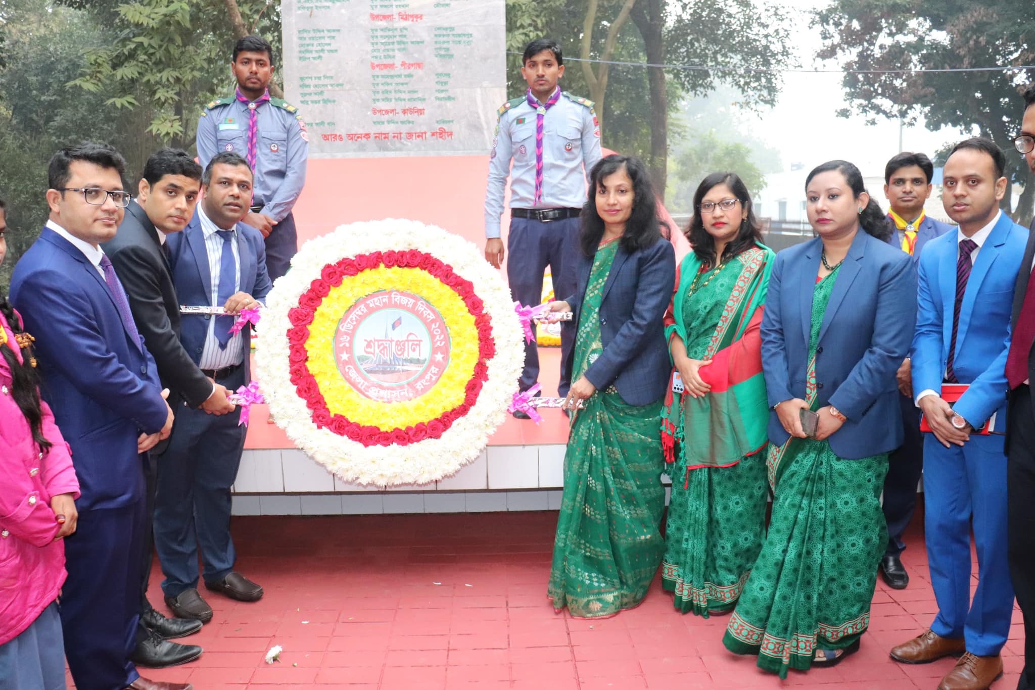 রংপুরে যথাযোগ্য মর্যাদায় বিজয় দিবস পালিত