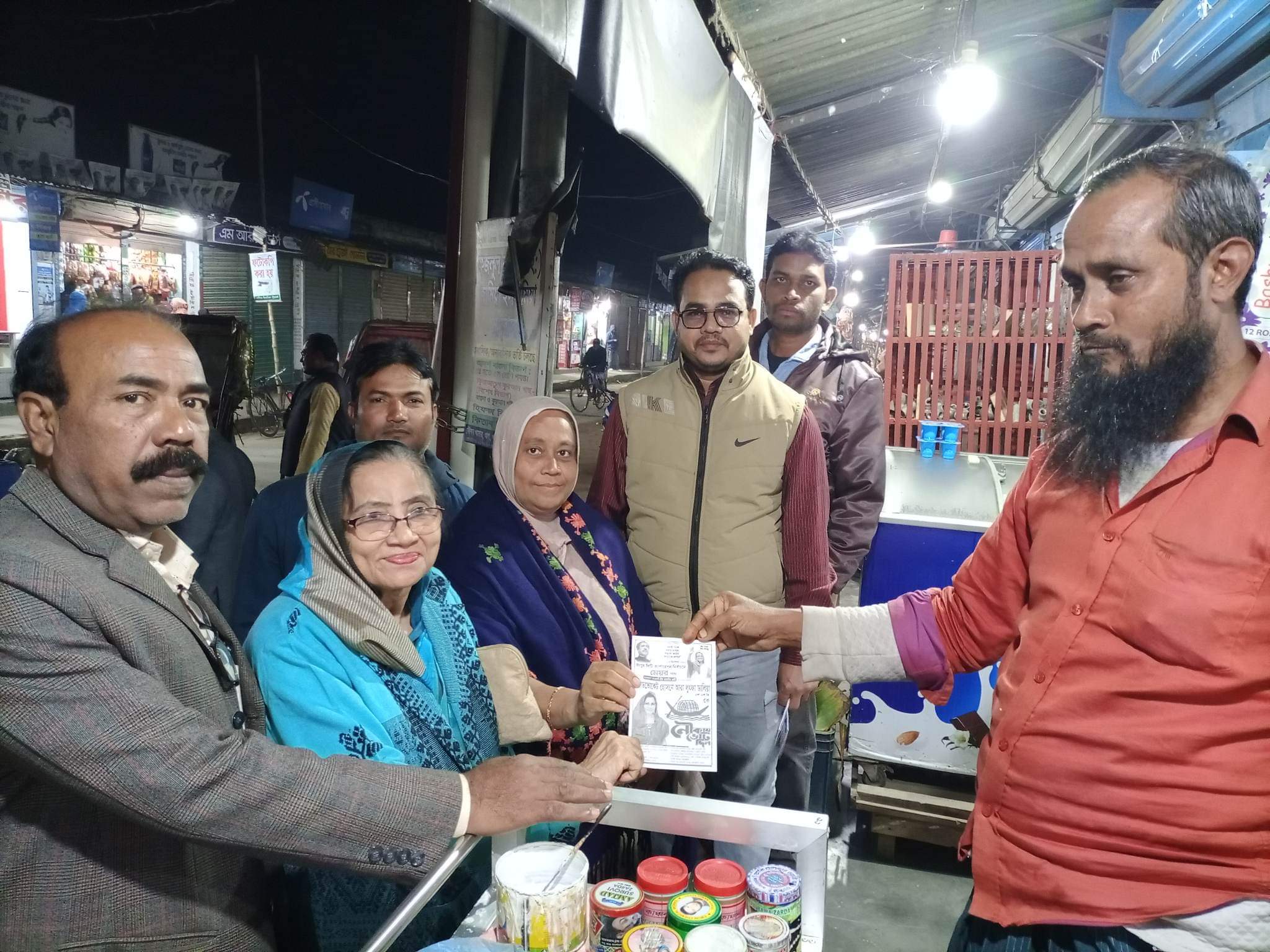 রসিক নির্বাচন ; নৌকার প্রার্থী ডালিয়ার ব্যাপক গনসংযোগ অনুষ্ঠিত