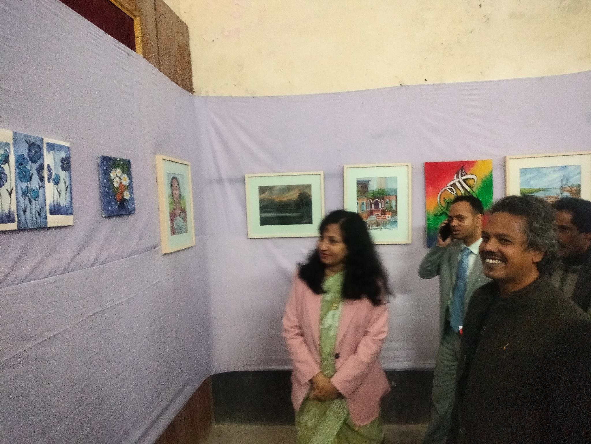 রংপুরে তিনদিনব্যাপী চারুকলা প্রদর্শনীর উদ্বোধন