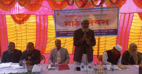 রংপুরে বিনাসরিষা-১১ এর  মাঠ দিবস পালিত