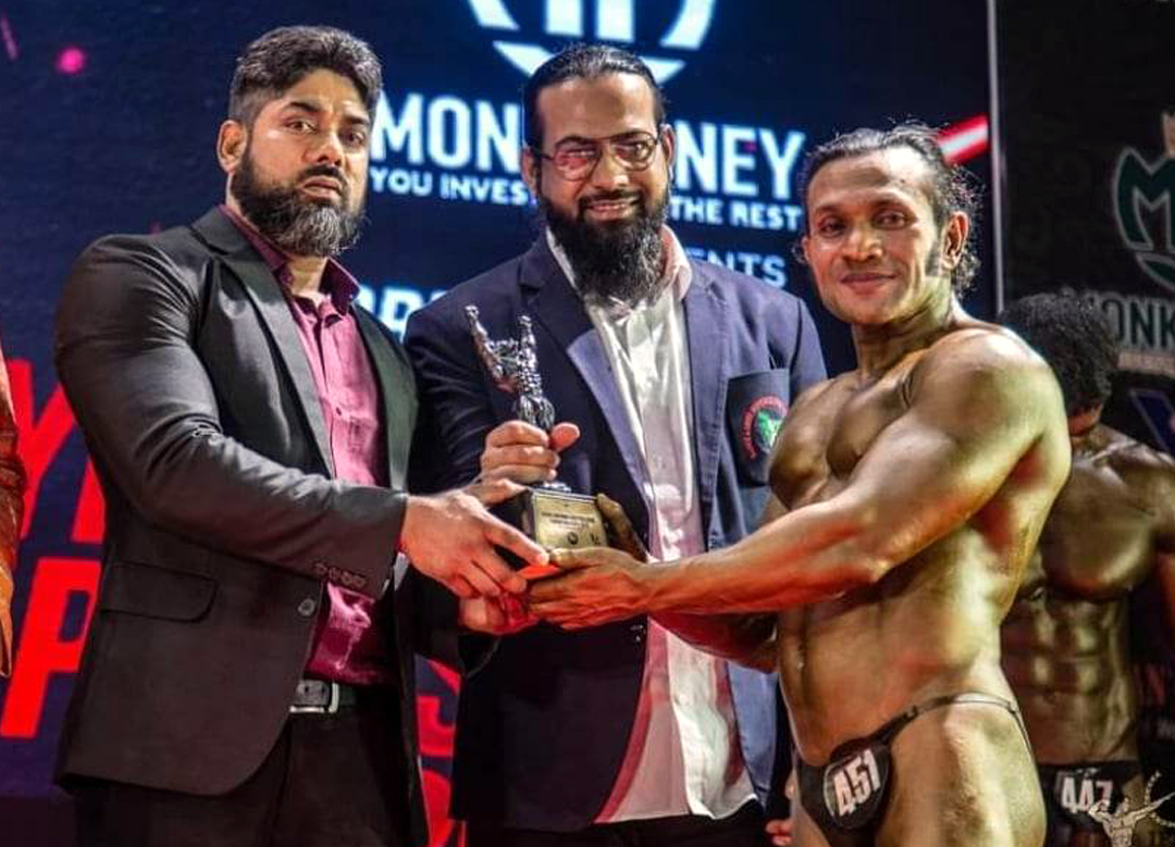 জাতীয় বডি বিল্ডিংয়ে মিষ্টার বাংলাদেশ কে এই রংপুরের আহসানুল হক