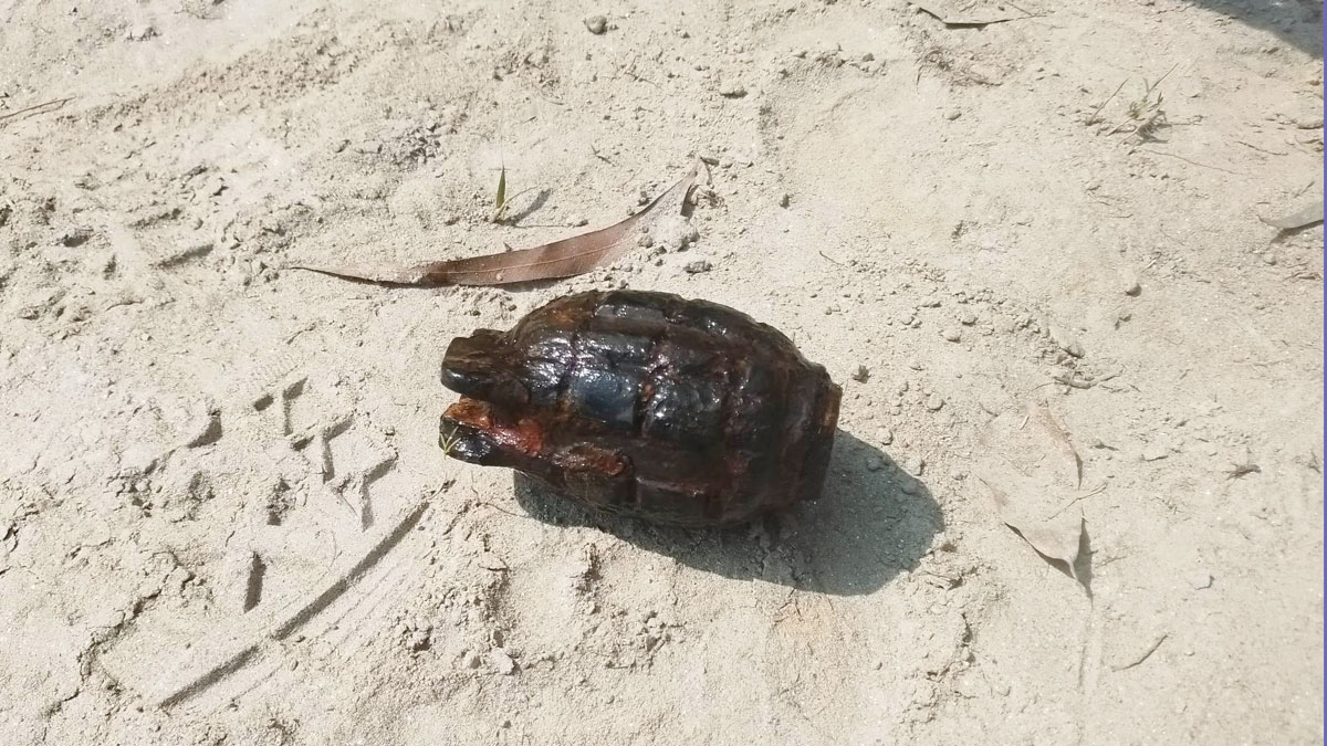 রংপুরের ঘাঘট নদ থেকে অবিষ্ফোরিত ‘গ্রেনেড’ উদ্ধার