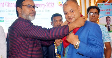 এ্যাপেক্স ক্লাব অব রংপুরের প্রেসিডেন্ট হলেন এ্যাড.আবু সাঈদ সুমন