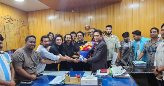 রংপুরে নবাগত ডিসি’র সাথে রামবা’র সৌজন্য সাক্ষাৎ