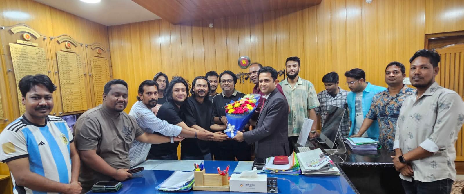 রংপুরে নবাগত ডিসি’র সাথে রামবা’র সৌজন্য সাক্ষাৎ