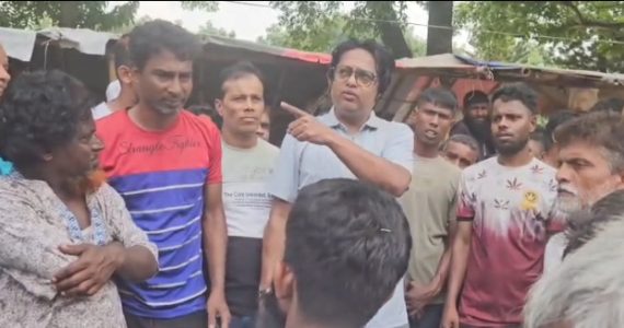 রংপুরে ফুটপাতে চাঁদাবাজী বন্ধ করলেন যুবদল নেতা নয়ন