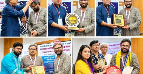 সাংবাদিকতায় অবদানে ভারতে বিশেষ সম্মাননা পেলেন জাকির আহমদ